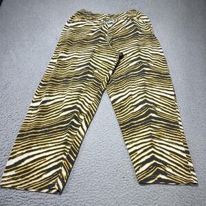 Zubaz Pants Mens Small Multicolor Zebra Stripe Jersey Sweatpants Lounge